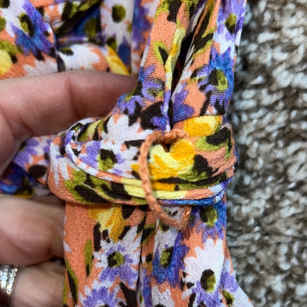 Lush Floral Off-Shoulder Romper- Spring, Summer, Date Night, Vacation, Comfy - Picture 7 of 9